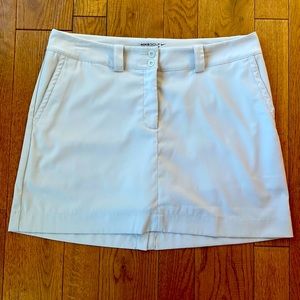 Nike Golf Dri-Fit Light khaki Women’s Skort Size 12 EUC With Pockets